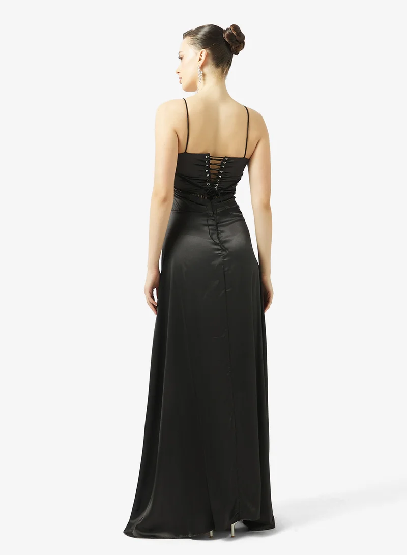 Ginger Strappy A Line Slip Dress